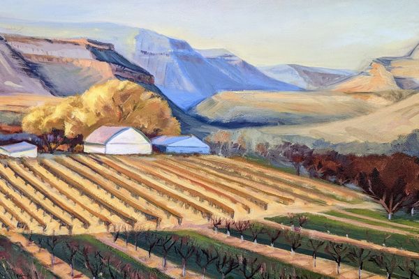 Nancy Lewis "My First Painting in Palisade"